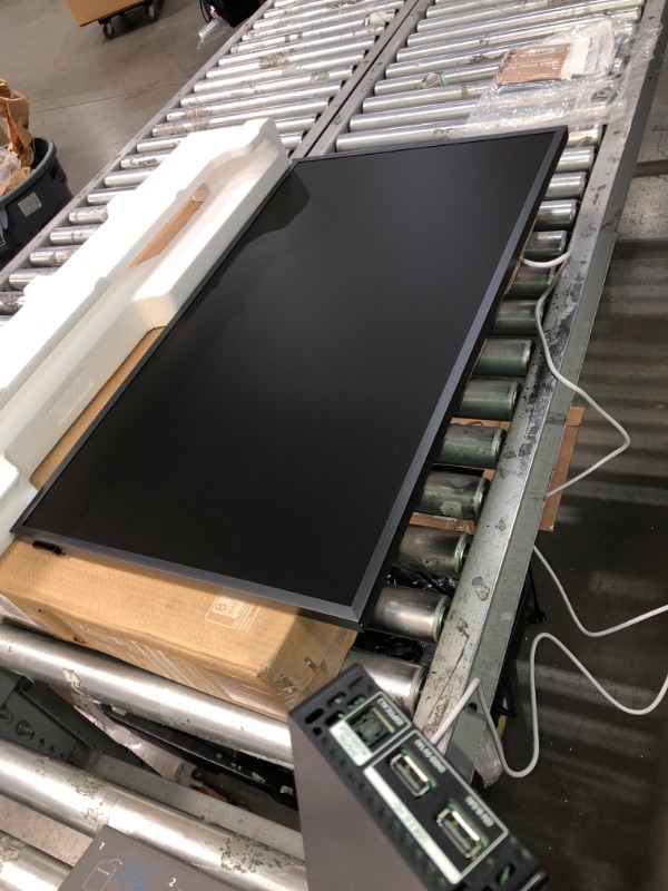 Photo 1 of SAMSUNG 32-Inch Class QLED 4K LS03B Series The Frame Quantum HDR Smart TV & SAMSUNG 32-inch Class The Frame Customizable Bezel 32-Inch TV w/ Beige Bezel