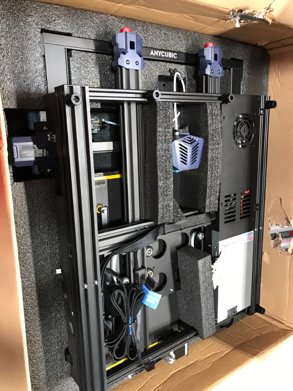 Photo 2 of **NEW**  Anycubic Kobra Max 3D Printer, Smart Auto Leveling with Self-Developed ANYCUBIC LeviQ Leveling and Filament Run-Out Detection, Large Build Size 17.7" x 15.7" x 15.7"
