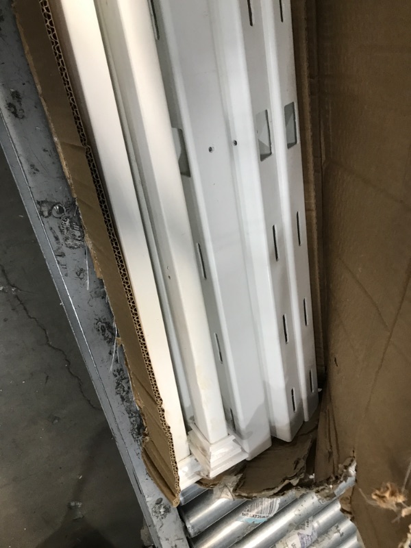 Photo 4 of **USED/POSSIBLE MISSING PARTS**  Zippity Outdoor Products ZP19001 No Dig Madison Vinyl Picket Fence, White, 30" x 56.5" (1 Box, 2 Panels), 1 x Pack of 2 Garden