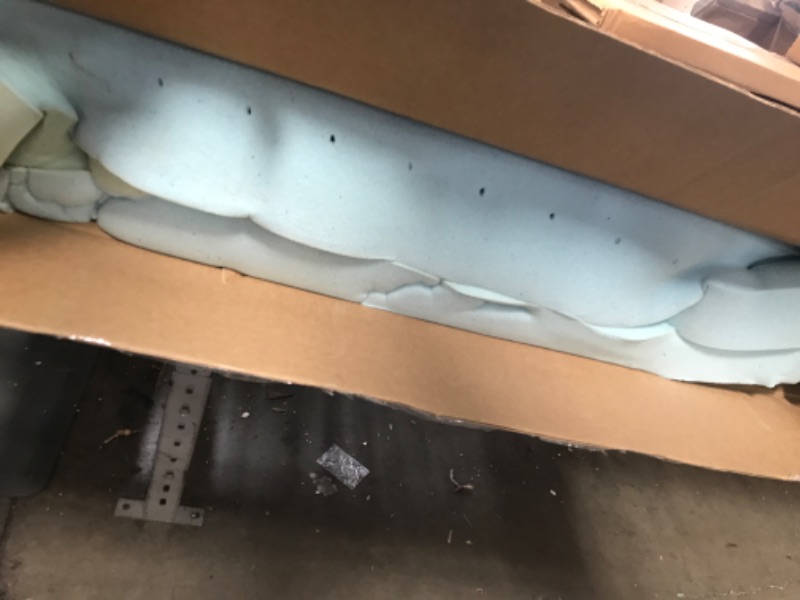 Photo 2 of **USED***  Best Price Mattress 4 Inch Ventilated Memory Foam Mattress Topper, Cooling Gel Infusion, CertiPUR-US Certified, Queen, Blue Queen 4 Inch