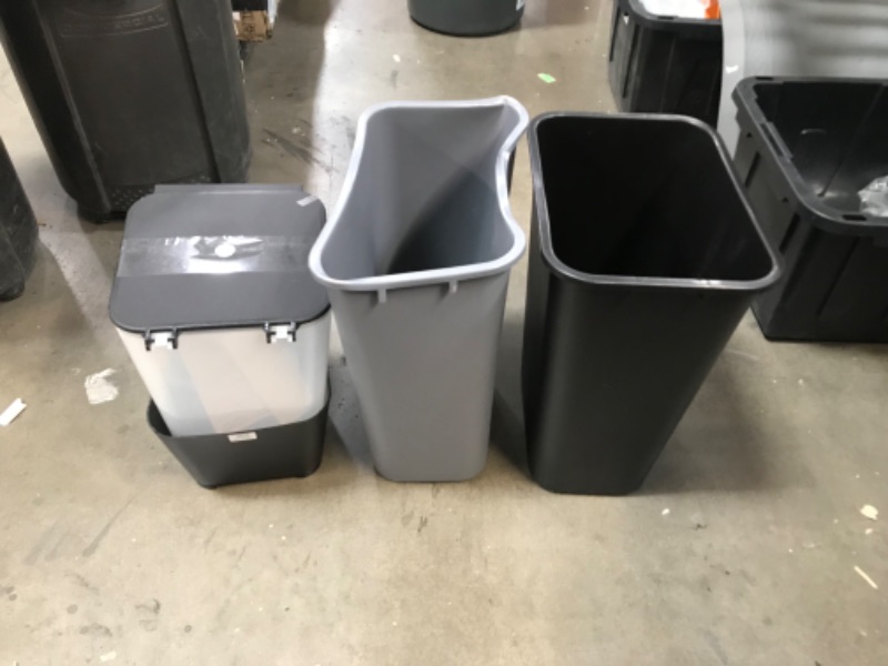 Photo 1 of 3 Item Trashcan Bundle (WARPED GREY CAN**