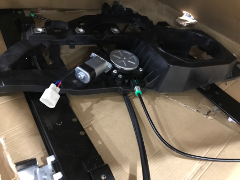 Photo 2 of Front Left Driver Side Power Window Regulator with Motor for 2007-2017 Lincoln Navigator Ford Expedition (with 2 Pins Plug/Without Anti-pinch Function) Front Driver Side