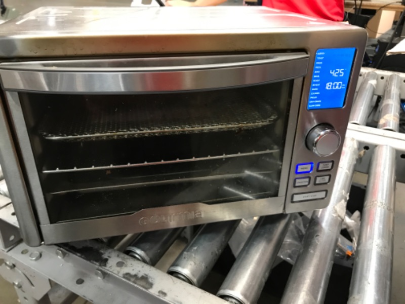 Photo 2 of **USED**  Gourmia Digital Stainless Steel Toaster Oven Air Fryer &#8211; Stainless Steel