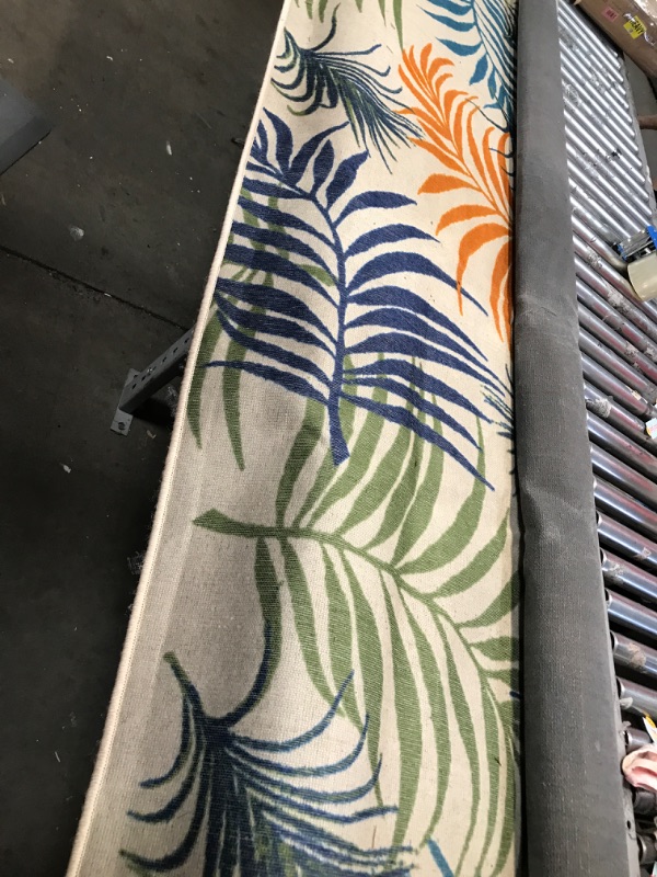 Photo 2 of **USED**  Rugshop La Palma Contemporary Floral Non-Shedding Outdoor Rugs for Deck,Patio,Backyard Indoor/Outdoor Area Rug 7'10" x 10' Multi