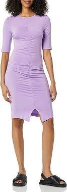 Photo 1 of Daily Ritual Women's Jersey Ruched Front Half Sleeve Dress XL