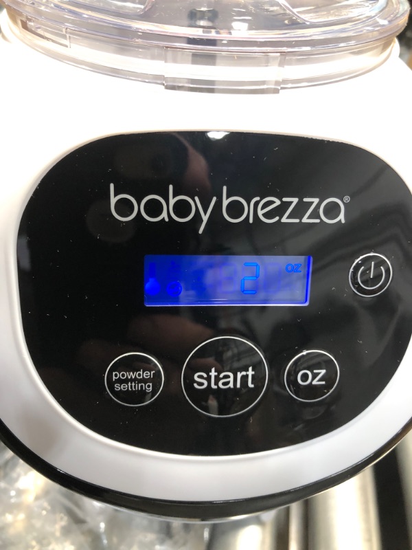 Photo 4 of *** tested powers on **** Baby Brezza Formula Pro Mini Baby Formula Maker – Small Baby Formula Mixer Machine Fits Small Spaces and is Portable for Travel– Bottle Makers Makes The Perfect Bottle for Your Infant On The Go Formula Pro Mini Dispenser Machine