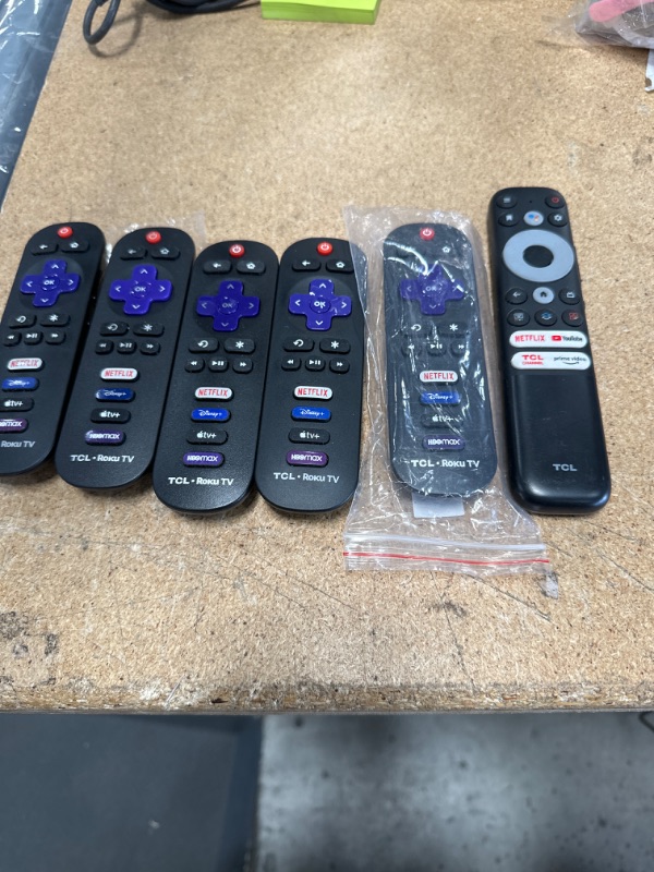 Photo 1 of Bundle of TLC Roku TV Remotes, 6 remotes.