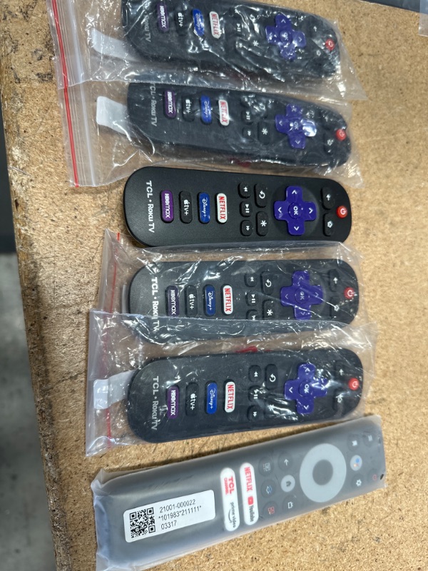 Photo 1 of Bundle of TLC Roku TV Remotes, 6 remotes.