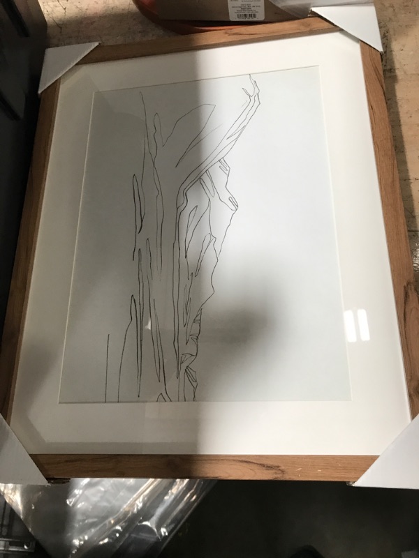 Photo 2 of 16 x 20 Landscape Line Drawing Framed Wall Art - Threshold