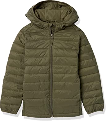 Photo 1 of Amazon Essentials woman's Lightweight Water-Resistant Packable Hooded Puffer Coat-xs
