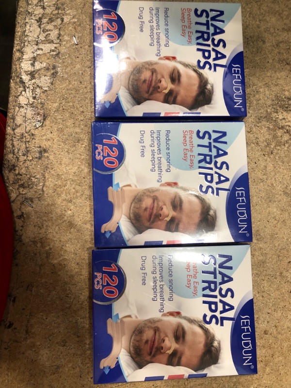 Photo 1 of Nasal Strips, Nose Strips, Reduce Snoring, Relieve Nose Congestion, Improve Breathing, Drug Free (120)
