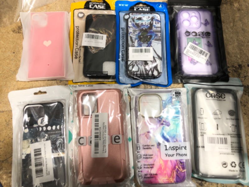 Photo 1 of ASSORTED BUNDLE OF 8 IPHONE CASES