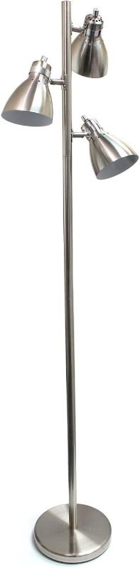 Photo 1 of 
Simple Designs LF2007-BSN Metal 3 Light Tree Floor Lamp, Brushed Nickel
Color:Brushed Nickel
