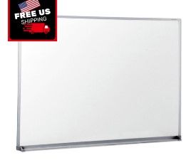 Photo 1 of Dry Erase Board Office Home Whiteboard Satin-Finished Aluminum Frame 40"x32"