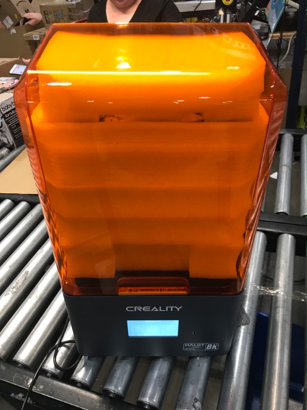 Photo 2 of Creality Resin 3D Printer Halot-Mage, 8K Resolution 10.3" Monochrome LCD UV Photocuring Resin Printer with High-Precision Integral Light Fast Print Dual Z-axis Rails Larger Print Size 8.97x5.03x9.05in