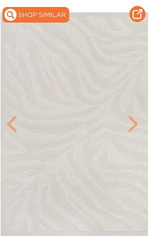 Photo 1 of 5'3" x 7'3" Greenwich GWC-2300 Rug in Cream by Surya