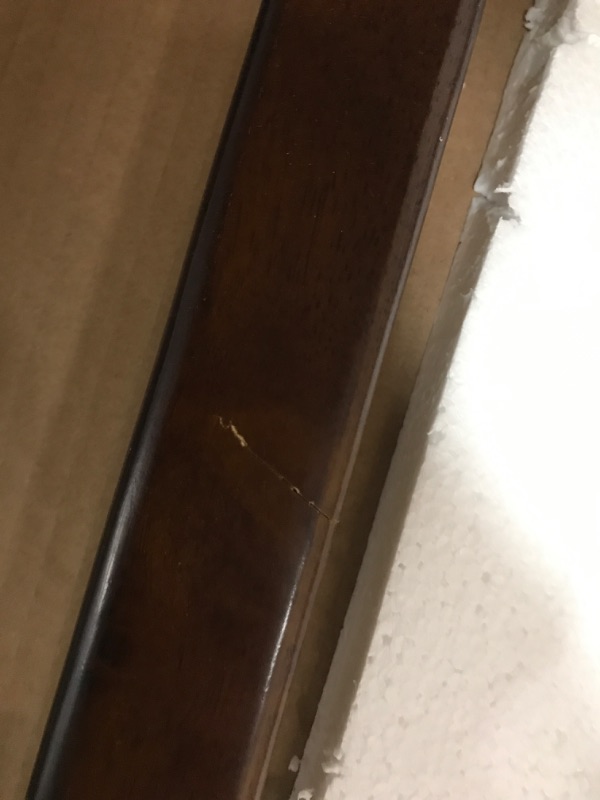 Photo 4 of **SLIGHT DAMAGE**  AFI Atlantic Furniture AR288834 Richmond Headboard, Full, Walnut Full Walnut