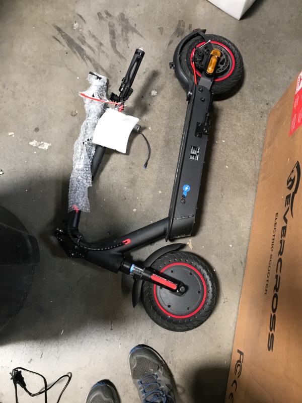 Photo 2 of **USED**   EVERCROSS EV10K PRO App-Enabled Electric Scooter, Electric Scooter Adults with 500W Motor, Up to 19 MPH & 22 Miles E-Scooter, Lightweight Folding Electric Scooter for Adults with 10'' Honeycomb Tires