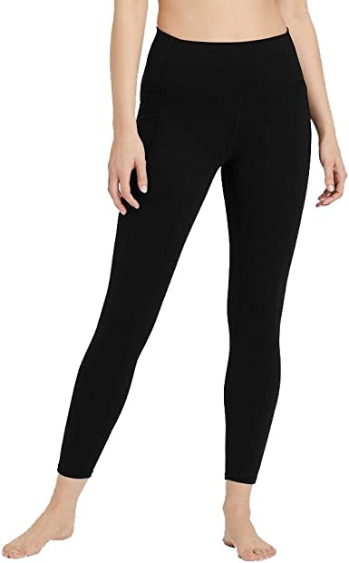 Photo 1 of All in Motion Women's High-Rise Flex Keyhole 7/8 Leggings - (Black, Large)
