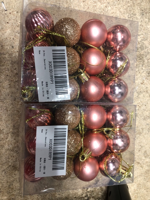 Photo 1 of 2 ITEMS Christmas Balls Ornaments BUNDLE