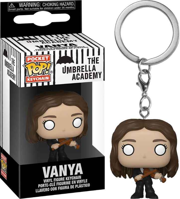 Photo 1 of 3 pack of Funko POP Pop! Keychain: Umbrella Academy - Vanya (Styles May Vary), Multicolor, 2 inches