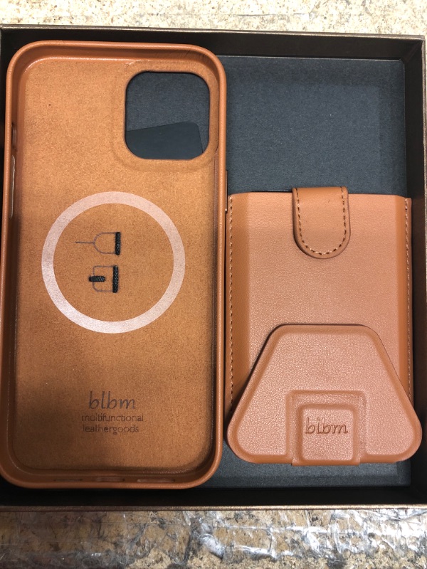 Photo 2 of blbm leather case and magnet wallet