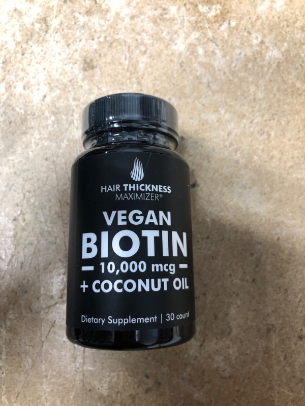 Photo 1 of vegan biotin 10,000 + coconutoil