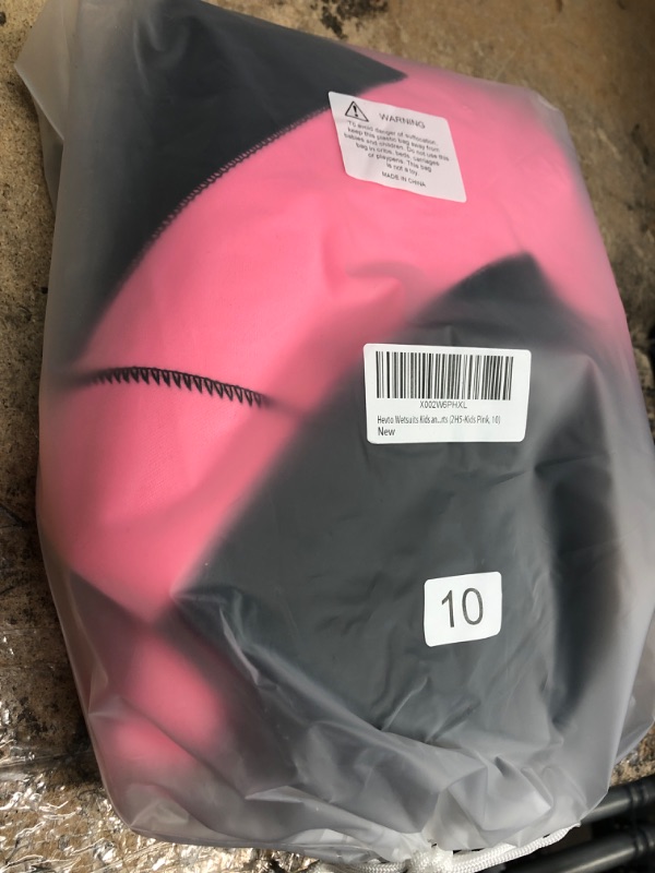 Photo 2 of Hevto Wetsuits Kids and Youth Full Shorty Wet Suit - Pink