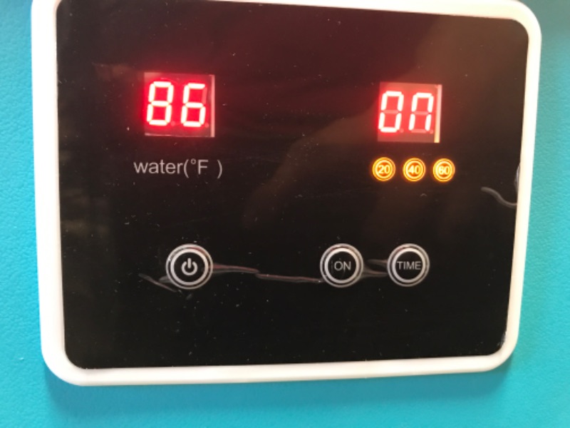 Photo 1 of Cold Therapy Machine — Cryotherapy Freeze Kit System — for Post-Surgery Care, ACL, MCL, Swelling, Sprains, and Other Injuries — Wearable, Adjustable Knee Pad — Cooler Pump with Digital Timer