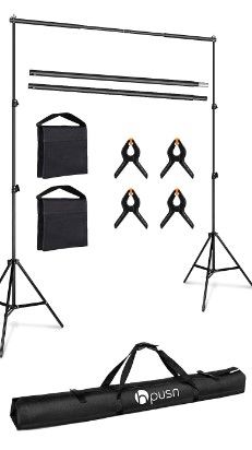 Photo 1 of HPUSN Photo Video Studio 10ft. Adjustable Backdrop Stand