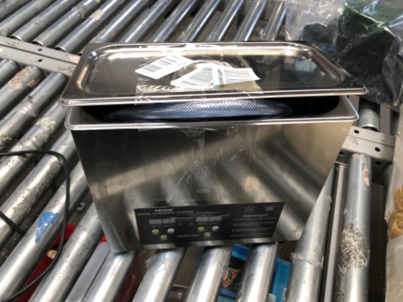 Photo 2 of ***Parts Only***VEVOR 6L Upgraded Ultrasonic Cleaner (200W Heater,180W Ultrasonic) 