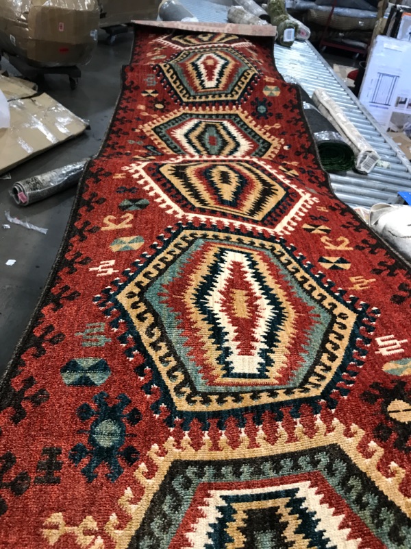 Photo 1 of 2'67"X10' southwestern style area rug 