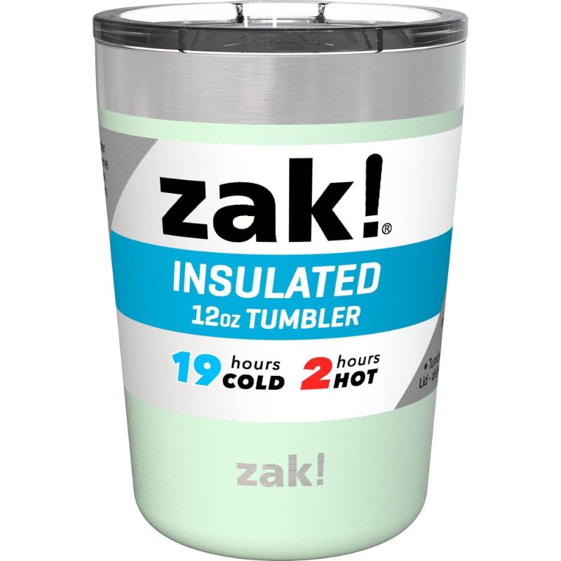 Photo 1 of 2 Zak! Designs 12oz Double Wall Stainless Steel Fremont Tumbler - Mint Green
