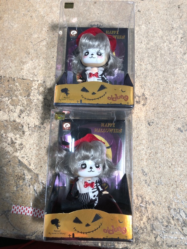 Photo 2 of DDUNG [Elf Castle Series] Dolls with A Variety of Accessories - Collectible Dolls, Including Clothing Accessories, Holiday Toys, Great Gifts for Children Aged 4,5,6+ Skeleton Man (2 pck)