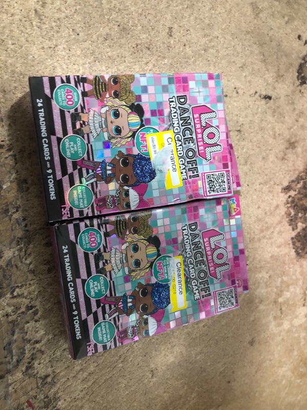 Photo 1 of 2pcks of LOL Surprise Dance Off Trading Cards Great Gift for Kids Ages 4 5 6+
