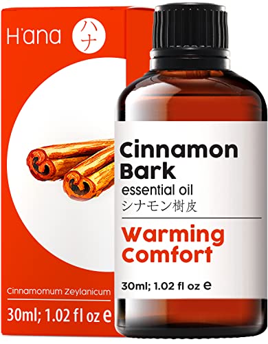 Photo 1 of 2pcks of H’ana Cinnamon Bark Essential Oil for Diffuser - 100% Pure & Natural Therapeutic Grade Cinnamon Bark Oil for Skin, Aromatherapy, Bath Bombs, Soaps &
