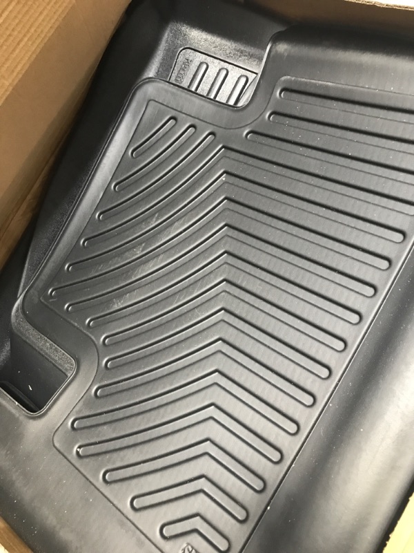 Photo 2 of OEDRO Floor Mats Compatible for 2015-2023 Jeep Renegade, Unique Black TPE All-Weather Guard Includes 1st and 2nd Row: Front, Rear, Full Set Liners