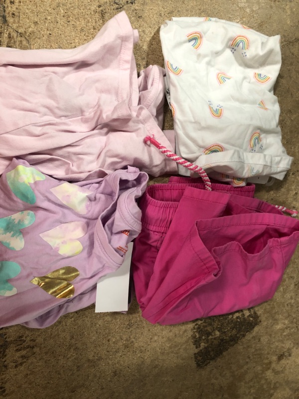 Photo 3 of 10 assorted clothing items xxl black shorts, kids pajama, and babies shirts