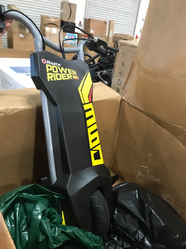 Photo 1 of Razor PowerRider 360 for Kids Ages 8+ - Electric Tricycle, Up to 9 mph, Welded Steel Fork, 12V Powered Ride-On, For Riders up to 120 lbs