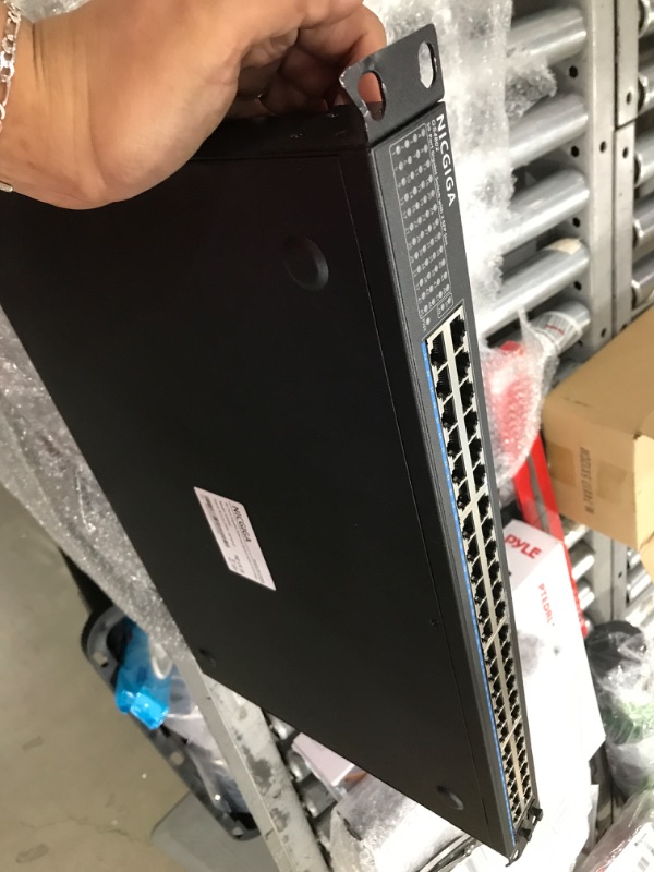 Photo 5 of 48 Port Gigabit Ethernet Switch Unmanaged + 2 x 1G SFP Port, NICGIGA Network Switch, Rack Mount, Plug and Play 50 Port | 48 Gigabit | 2xSFP