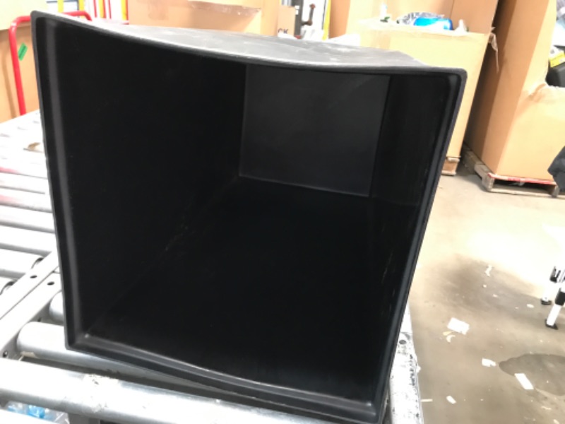 Photo 2 of **USED/SLIGHTLY BENT OUT OF SHAPE**  Safco Products 36 Gallon Plastic Liner 9669, for Use with Safco Push Top Receptacle, 36-Gallon Capacity, Black