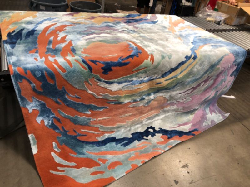 Photo 1 of Kroma collection area rug KAE02 MULTI 7'9" x 9'9"