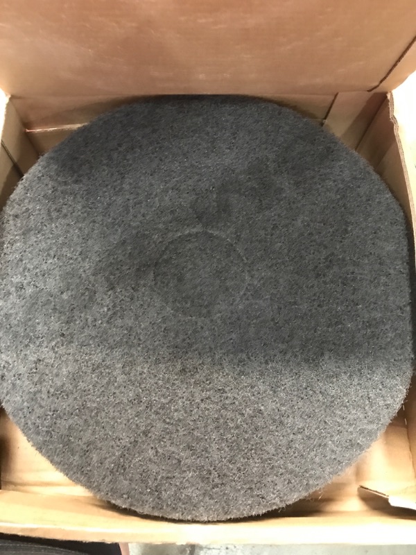 Photo 2 of 3M Black Stripper Floor Pad 7200, 15", Used with Water-based Floor Finish Stripping Solutions, Remove Soiled Floor Finishes and Sealers 15 inches