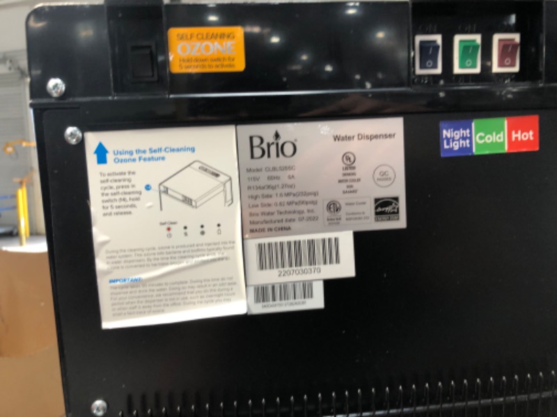 Photo 5 of BRIO 500 SERIES SELF-CLEANING BOTTOM LOAD WATER COOLER
