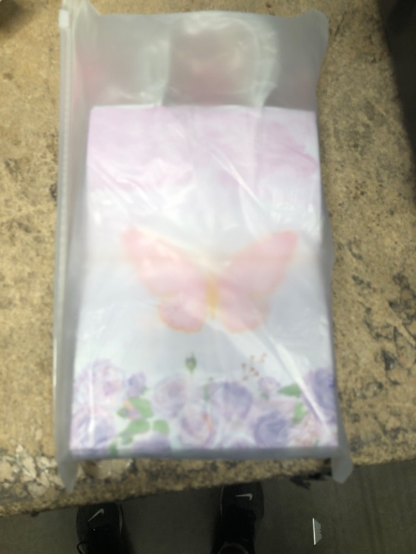 Photo 2 of 18 Set Butterfly Party Favors Gift Bags with Tissue Paper,Pink and Purple Flowers Goodie Treat Candy Bags Butterfly Themed Paper Bags with Handles for Girls Birthday Party Bash Decoration Supplies