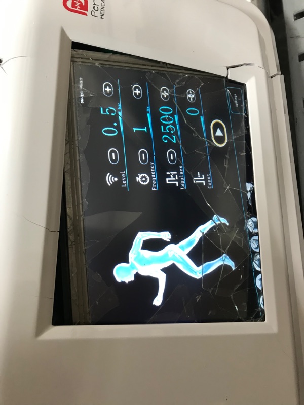 Photo 3 of *SEVERELY DAMGED SEE PHOTOS**- Extracorporeal Shock Wave Therapy ESWT Machine for Joint and Muscle Pain Relief, ED Treatment, Muscle and Bone Tissue Regeneration, Painless, Non-Invasive, No Side Effects, PerVita Medical PSP20