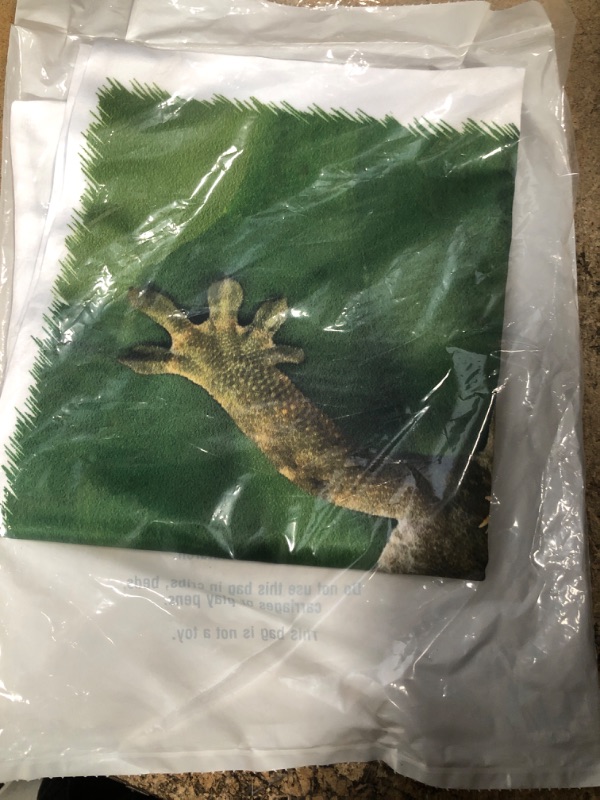 Photo 2 of 3D Rose New Caledonian Crested Gecko Lizard-Na02 Mpr0086-Maresa Pryor Design Pillowcase, 16" x 16"