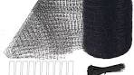 Photo 1 of 3 Pack Deer Fence Netting 7 x 100 Feet Bird Netting Garden Net with 150 Pcs Cable Ties for Bird Protect Plants, Vegetables Against Birds, Fruit Trees, Deer, Squirrel, Rabbits and Other Animals (Black)