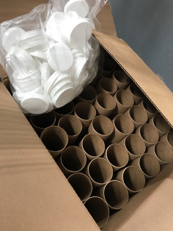 Photo 2 of Mailing Tubes with Caps, 2 1/2" x 12" Kraft - [PRICE is per CASE]