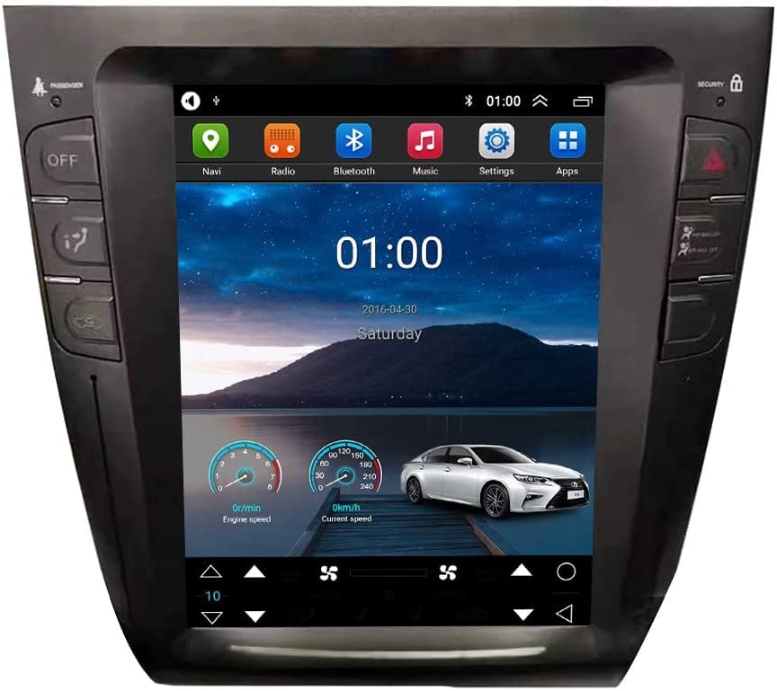 Photo 1 of KUNFINE Tesla Style 10.4 Inch Android 11 Autoradio Car Navigation Stereo Multimedia Player GPS Radio IPS Touchscreen forlexus is250 2005-2012
